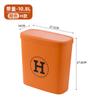 Cubo de basura doméstico Gap con tapa para sala de estar, baño, tipo pasarela, tapa de presión abatible