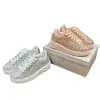 Zapatos Blancos Gruesos de Alta Definición J*C Jimmy 2024 Llenos de Diamantes Deportivos Casuales de Golf Conjuntos Tenis para Mujer