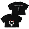 Babymonster2024TeVeoAllí Concierto de Seúl Merchandising Camiseta de Manga Corta a Juego Ropa Holgada