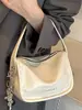 Bolso de Mujer Texturizado de Moda 2026 Primavera Nuevo Estilo Simple Moderno Brillante Elegante Bolso Cuadrado Pequeño Versión Coreana Bolso Cruzado de Nicho