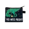 Porta-moedas de Dinossauro Mais Vendido Transfronteiriço, Bolsa Mini Fofa para Crianças, Bolsa de Armazenamento Portátil para Estudantes, Porta-chaves, Porta-cartões