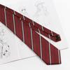Corbata Jk Accesorios para Camisa de Mujer Corbata a Rayas Borgoña Estilo Universitario Japonés Corbata Azul Atada a Mano Fabricante en Stock
