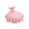 Cepillo Masajeador de Silicona para Masaje del Cuero Cabelludo y Lavado del Cabello