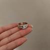 Anillo Arco del Triunfo anillo transfronterizo anillo estilo coreano anillo temperamento femenino boca abierta ajustable retro personalidad diseño de moda nicho