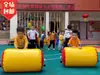 Nuevo equipo de entrenamiento de integración sensorial de tambor de aceite inflable, fabricante de accesorios para reuniones deportivas al aire libre