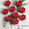 Várias contas florais coloridas perfuradas de 5 e 6 pétalas para correntes de celular com contas de flor de cerejeira DIY, pulseiras e acessórios de corda de cabelo