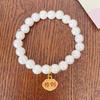 Nuevo Producto Labubu Collar de Perlas 15cm Colgante de Muñeca Linda Accesorios Varios Collares de Aspecto Elegante Ventas Directas de Fábrica