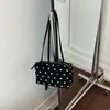 Bolso Bowling de Lunares Nuevo Verano 2026, Bolso de Mano Elegante y Moderno, Bolso de Hombro para el Trabajo y los Viajes Diarios, Bolso de Axila