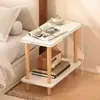 Prateleira de Armazenamento Simples para Mesa de Cabeceira para Quarto de Casa, Mesa Pequena para Apartamentos de Aluguel, Alternativa Acessível com Funcionalidades Adicionais