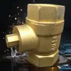 Válvula de Calefacción de Latón Desmontaje Rápido Facturable Grifo Tubería de Calefacción por Suelo Válvula de Cierre Magnético Octagonal Flor de Ciruelo
