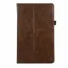 Para Samsung Tab A 2019 T510 funda plana de cuero imitación piel de vaca con tarjetero y soporte de mano T515 funda tipo libro de cuero