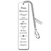 2026 Nuevo Colgante de Pluma Marcador de Libros Colgante con Grabado, Regalo Creativo y Artístico, Grabado Láser Disponible, Listo para Personalización