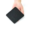 Venta al por mayor de vajilla de silicona de grado alimenticio anti-quemaduras, posavasos para ollas y tazones, sin olores, fácil de limpiar, almohadillas aislantes tipo panal resistentes a altas temperaturas