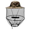 Chapéu de pescador anti-mosquito Campo ao ar livre Portátil Anti-abelha Chapéu Montanhismo Apicultura Acampamento Guarda-sol Pesca anti-sol Chapéu