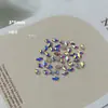Diamante con forma de color AB transfronterizo, destello de caballo, ojo de caballo, gota de agua, diamante de fondo plano, broca para uñas, broca mezclada, joyería para uñas al por mayor