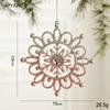 Pingente de casa de alce com glitter de Natal, decorações de Natal, decoração de árvore de Natal, suprimentos de atmosfera, enfeites por atacado