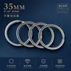 Anillo para llaves de acero inoxidable 304 llavero accesorios anillo de metal colgante kit de material DIY pequeño adorno colgante