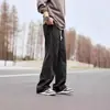 Pantalones Casuales Sueltos 2024 Nuevo Estilo Pantalones de Pierna Recta para Hombre Ropa Deportiva Versátil de Gama Alta Pantalones de Trabajo Personalizados Pantalones de Pierna Ancha Atractivos