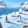 Micro Paisagem Resina Ornamentos Tamanho Antártico Pinguim Glaciar Série Leão Marinho Floco de Neve Iceberg Resina Artesanato Ornamentos