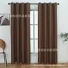 Cortinas Americanas Poliéster Laminado Blackout Total Transfronteiriças Shoppe Amazon Sudeste Asiático Cortinas Prontas para Comércio Exterior