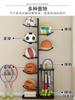 A5L Estante de Almacenamiento para Baloncesto Doméstico para Interior Simple Fútbol Voleibol Cesta de Almacenamiento para Acabado Juegos de Pelota para Niños Almacenamiento