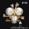 Strass Pérola Flor Coração Margarida Kidsren DIY Feito à Mão Acessórios de Cabelo Liga Placa de Flor Fivela de Diamante Acessórios de Joalheria Atacado 519