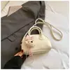 Bolsa de Boliche Portátil Fashion e Sofisticada para Mulheres Nova Coleção Primavera 2026 Bolsa Quadrada Pequena Retro Bolsa Transversal de Ombro