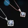 Collar de Trébol de Cuatro Hojas Que No Se Desvanece, Diseño de Nicho de Diamantes Completos de Verano para Mujer, Colgante de Molino de Viento de Lujo Ligero, Cadena Elegante de Flor para Clavícula
