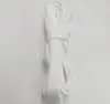 Cordones Planos de Poliéster-Algodón, 1.5cm de Ancho, Negros y Blancos, Versátiles y Casuales para Tenis, Cordones para Cintura y Sombrero