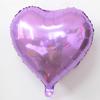 Balão de Filme de Alumínio Amor 18 polegadas Monocromático Casamento Dia dos Namorados Suprimentos de Decoração Placa de Luz Balão em Forma de Coração Bola Decoração de Quarto de Casamento