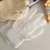 Libro Rojo Pequeño con Guantes de Felpa de Coral Lindo Castor Pequeño Guantes de Peluche Loopy Guantes a Prueba de Frío para Estudiantes al Montar