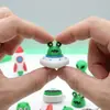 Chaveiro 3D transfronteiriço para alívio de estresse, exploração espacial, acessório de chaveiro cosmético moderno, pequeno ornamento para chave