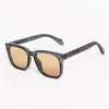 Nuevas Gafas de Sol de Moda Oversize Transfronterizas con un Toque de Alta Gama, Gafas de Sol de Acetato con Pines para Mujer, Gafas de Sol Vintage con Tachuelas Metálicas
