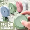 Cinta métrica de 2 m, Mini cinta métrica, Cinta métrica suave, Multifuncional, Alta precisión, Tamaño pequeño, para medir medidas corporales, circunferencia de la cintura, circunferencia del busto y tela
