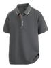 M-8XL Verão Estilo Gelo Camisa Polo Algodão Perolado Masculina Solta Gola Tamanho Plus Camiseta Manga Curta Roupas Roupa Masculina para Homens Gordos