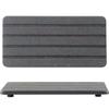 2 Piezas Posavasos Absorbente de Diatomeas Diseño de Ranura Rectangular Piedra Absorbente Almohadilla para Almacenamiento de Artículos de Tocador en Lavabo/Inodoro