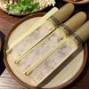 Tubo de Bambú Imitación Melamina No Moheante Comercial Set de Pasta de Camarones para Hot Pot Vajilla Creativa Molde para Hacer Pasta de Camarones y Pasta de Pescado de Tres Colores