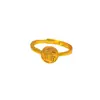 Anillo de la Fortuna de Oro Arena Vietnamita 2025 Nuevo Anillo Pequeño de la Fortuna Apertura Tamaño Ajustable Anillo para el Dedo Índice Que No Se Desvanecerá Durante Mucho Tiempo