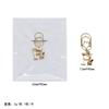 Clip para Papel de Aleación de Zinc Carta Nuevo Transfronterizo Mini Colgante Pin Exquisito Clip Metálico para Marcar Páginas Regalo de Vacaciones