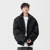 Cardigan Jaqueta Casaco Longo Masculino Outono Inverno Novo Versátil Cor Sólida Estilo Minimalista Casual Vento Americano Ao Ar Livre Tendência