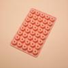 Fábrica em estoque grau alimentício amor osso rosquinha QQ doce fudge molde diy silicone artesanal molde de suplemento alimentar