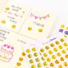 Paquete de expresiones para teléfonos móviles de Apple que anima a las pegatinas, diario, cuentas de mano, material de decoración, herramientas, pegatinas de dibujos animados con emoticonos.