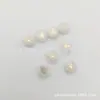 Fritillaria de Água Doce Vidro Contas Espalhadas Doze Constelações 12mm Estampagem Bronzeada Furo Passante Galvanoplastia Diy Acessórios para Roupas
