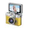 Cámara Digital Retro para Pulgar Transfronteriza Nueva Grabadora de Foto y Video para Estudiantes Cámara de Tarjeta con Pantalla abatible Mini Cámara Digital