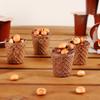 Cono Crujiente de Chocolate Sándwich de Cono Crujiente Pastel Taza Crujiente Caja Completa Taquilla Snacks Casuales Comida para Picar Al Por Mayor
