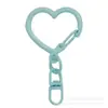 Hebilla Colorida de Aleación en Forma de Corazón con Colgante de Hebilla de Figura de Ocho, Accesorios Hechos a Mano para DIY, Llavero, Accesorios para Bolsos, Adornos Colgantes