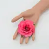 Flores Artificiales de Camelia Personalizadas con Hojas al por Mayor Flores Falsas Flores Artificiales Decoración de Escena Materiales para Manualidades Flores Falsas de Rosa
