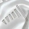 Alfileres de Bola Electrochapados en Acero Inoxidable, Pines Largos Redondeados de Múltiples Tamaños, Pines Grandes de Cabeza Múltiple Propósito para DIY, Accesorios para Joyería para Enhebrar Cuentas