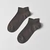 Calcetines Invisibles para Hombre, Calcetines Cortos de Verano Absorbentes de Sudor, Calcetines Invisibles Delgados, Calcetines de Malla de Algodón de Color Sólido para Hombre, Calcetines de Tubo Corto, En Stock