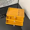 Joyero multicapa con cajón de gran capacidad, antioxidante, para pendientes, anillos, collares y pulseras.
